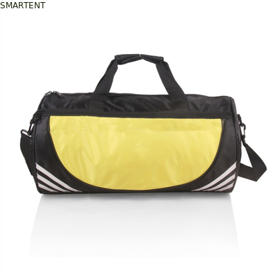 45*25CM Outdoor Light Weight Orange Color Waterproof Coated Polyester Oxford Barrel Travel Bags supplier