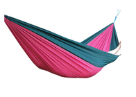 Outdoor Travel Portable Fold Up Single Person Heacy Cancas Fabric Cotton Rope Camping Hammock supplier