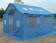 Outdoor 2x3M Disaster Relief Tent Blue Polyester Oxford Painted Steel Tube Canopy supplier