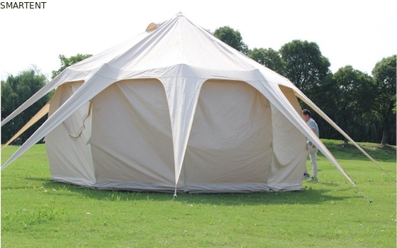 285G Outdoor Camping  Tent Waterproof PU3000MM Cotton Glamping Canopy supplier