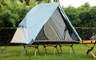 Blue 210D Polyester Oxford Outdoor Camping Tents Cot Folding Camp Bed 200X120X95CM supplier