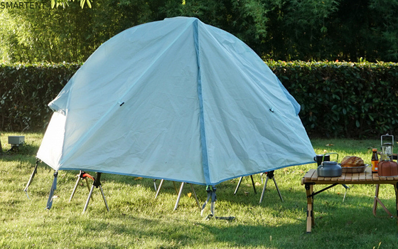 Explore the Outdoors with Our Outdoor Camping Tents 200*120*95CM Blue 210D Polyester Oxford Tent Cot with Folding Camp Bed supplier