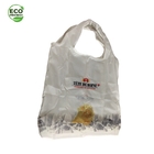 60 X 44CM Custom Printing Eco Friendly Accessories RPET 210T Shopping Bag White Color supplier