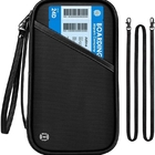 Waterproof Portable Document Organizer RFID Travel Passport Wallet Holder 9.25*5.2*0.87'' supplier