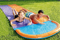 PVC Colored Inflatable Double Splash Water Slide 60~120cm Bounceland Double Slide supplier