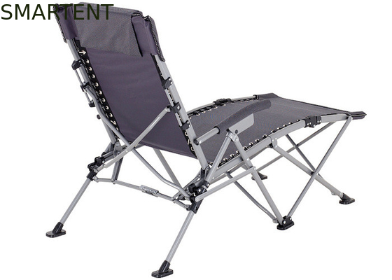 Steel Tube Frame Portable Compact Camping Folding Beach Lounge Chairs 65*105*53CM supplier