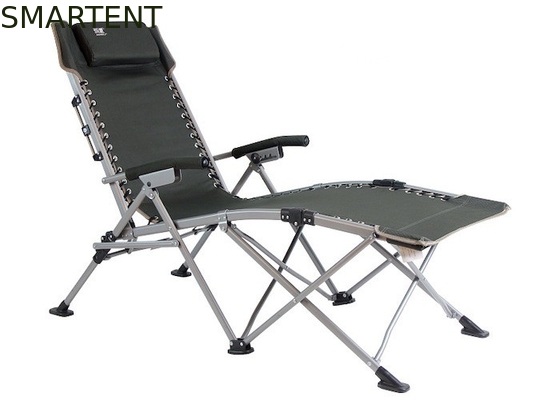 Steel Tube Frame Portable Compact Camping Folding Beach Lounge Chairs 65*105*53CM supplier