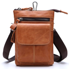 Luxury Crossbody Neck Wallet 4.9*7.3*2.3'' Black Genuine Leather Multifunctional Travel Bag supplier