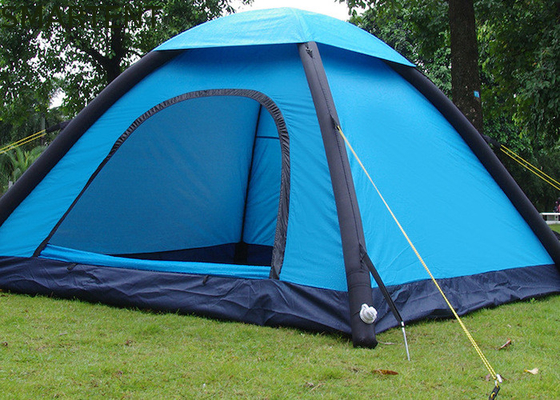 Waterproof 190T Polyester Outdoor Inflatable Camping Tent 210*210*135CM 2 Person supplier