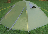210*110CM Double Layer Outdoor Camping Shelter Green PU Coated 190T Trekking Tent supplier