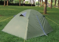 210*110CM Double Layer Outdoor Camping Shelter Green PU Coated 190T Trekking Tent supplier