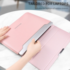 3 In 1 Multi Purpose Folder Design PU 13'' Notebook Protective Sleeve With Magnet Closure supplier
