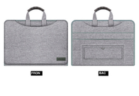 Multi Purpose Grey Oxford Portable Computer Bag With Fashion Element And Stitching Design supplier