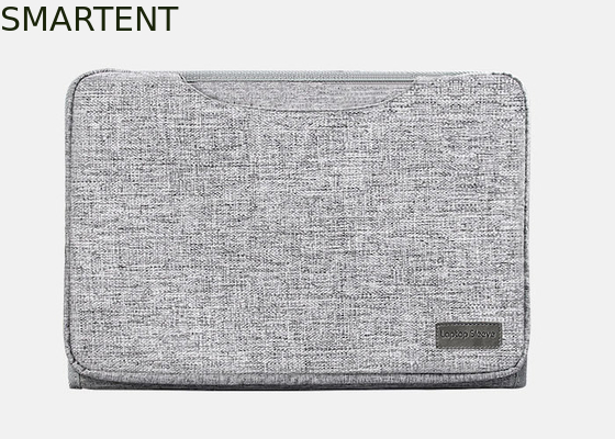 Multi Purpose Grey Oxford Portable Computer Bag With Fashion Element And Stitching Design supplier