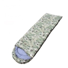 Waterproof 200GSM Hollowfiber Mountain Sleeping Bags Camouflage Envelope Design supplier