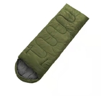 80''*28'' Waterproof Green 1 Person Envelope Design Mountain Sleeping Bags 190T Polyester supplier