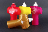 Outdoor Creative Sport Drinking Bottle 500ML Plastic HDPE Colored Water Flask 6.5x11.5x20cm supplier
