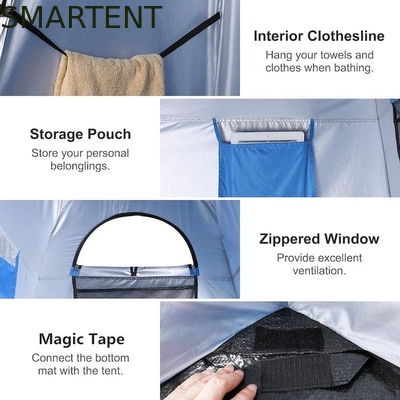94.5*47.2*74.8Inch Waterproof Blue Polyester 190T Pop Up Privacy Tents With Full Coverage And Instant Setup supplier