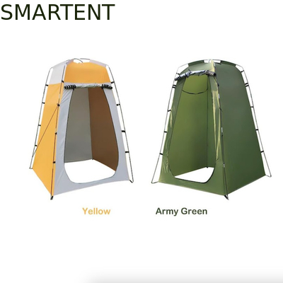 120*120*180CM Green Color Silver Coated Polyester Pop Up Privacy Tent Waterproof For Camping Beach Outdoor Events supplier