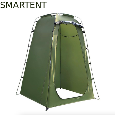 120*120*180CM Green Color Silver Coated Polyester Pop Up Privacy Tent Waterproof For Camping Beach Outdoor Events supplier