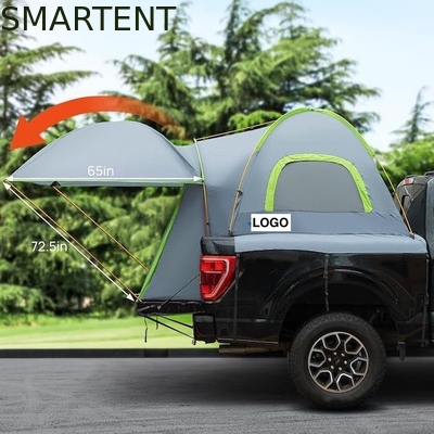 90.5 x 63 x 67''Inch 2-Person Custom Green Waterproof PU2000 Polyester Lightweight Portable Pickup Truck Tent supplier
