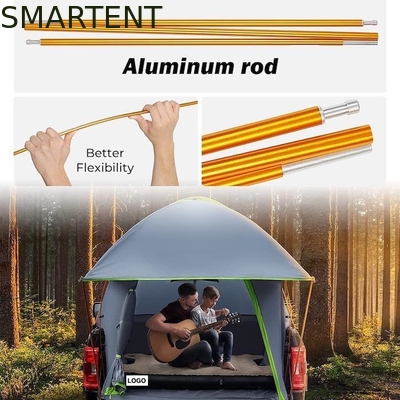 90.5 x 63 x 67''Inch 2-Person Custom Green Waterproof PU2000 Polyester Lightweight Portable Pickup Truck Tent supplier