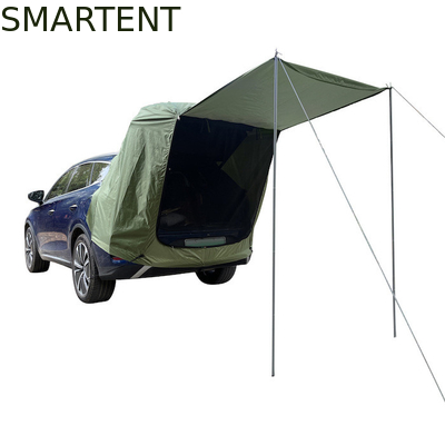 200*120*240CM Army Green Waterproof Silver Coated Polyester 210D SUV Camping Tent Easy Setup 2 Person UV Protection supplier