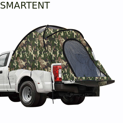(200+50)*170*170CM All Weather Camouflage Waterproof Polyester 210D Pop Up Pickup Truck Rear Tent For Outdoor Camping supplier