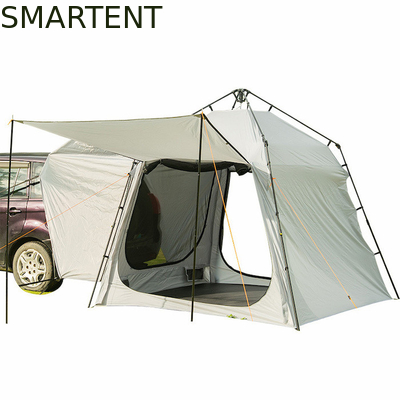 220*220*195CM Fiberglass 4-Person Grey PU2000MM Polyester 210D SUV Camping Tent Waterproof With UV Protection Easy Setup supplier