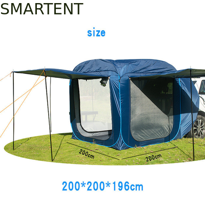 200*200*196CM Silver Coated 210T Pop UP SUV Tent With Waterproof Design And Mesh Windows UV Protection supplier