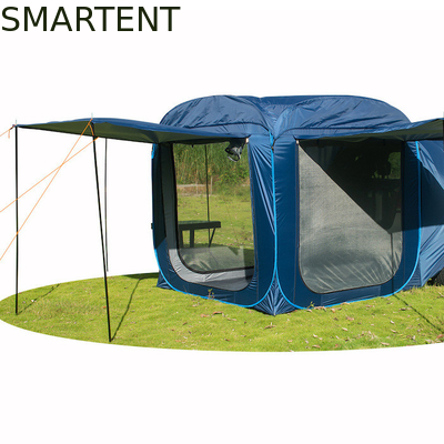 200*200*196CM Silver Coated 210T Pop UP SUV Tent With Waterproof Design And Mesh Windows UV Protection supplier
