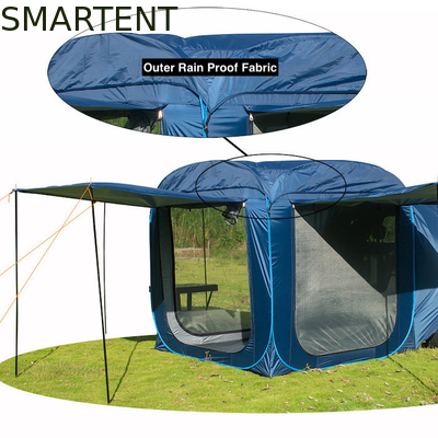 200*200*196CM Silver Coated 210T Pop UP SUV Tent With Waterproof Design And Mesh Windows UV Protection supplier