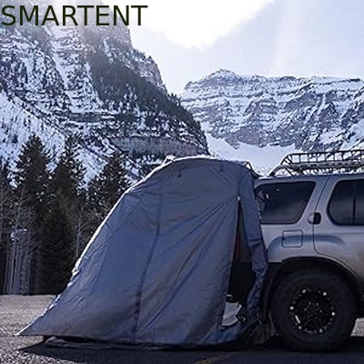 183*183*213CM Black Waterproof Coated Polyester Auto Camping Tent Compact Car Shelter Easy Setup For 2-4 People supplier
