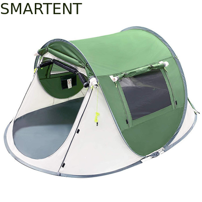 2 Person 245*148*100CM Green Waterproof Polyester Outdoor Camping Spacious Pop Up Boat Tent With Mesh Ventilation supplier