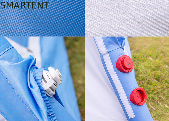 Outdoor Camping Dual Color Waterproof 210D Double Layer Air Filled Tent With TPU Air Poles For Enhanced UV Protection supplier