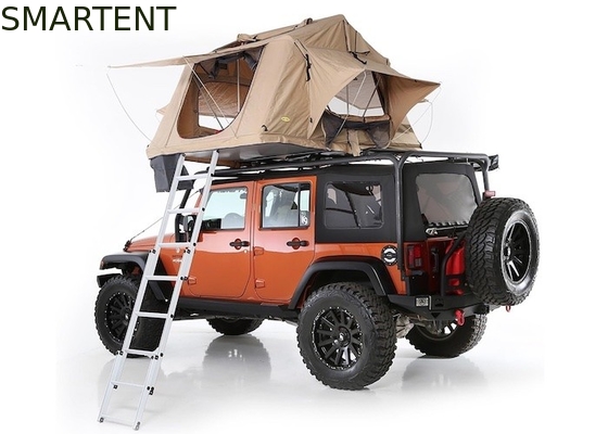 2~4 Person Waterproof 600D Heavy Duty Rip Stop Polyester Roof Top Tent With Quick 15 Minutes Set Up And UV Protection supplier