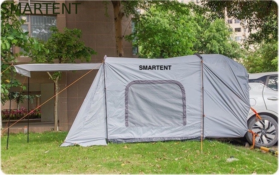 260*180*190CM Waterproof PU2000MM Coated Grey 210D Polyester All Season Family Rooftop Tent With Two Doors And Windows supplier