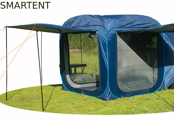 200*200*196CM Outdoor Spacious Waterproof 210T Pop Up Roof Tent With 3 Sides Doors For Quick Set Up supplier