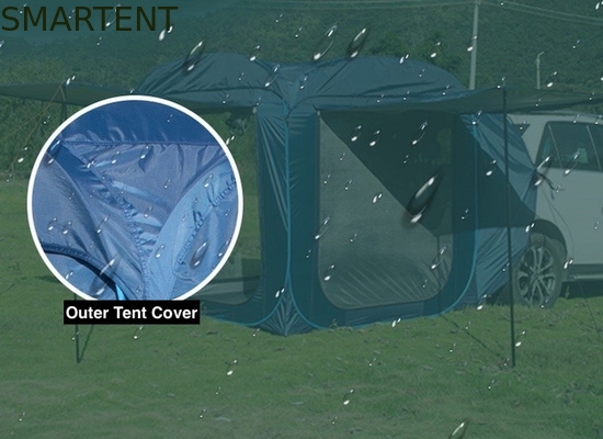 200*200*196CM Outdoor Spacious Waterproof 210T Pop Up Roof Tent With 3 Sides Doors For Quick Set Up supplier