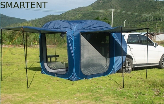 200*200*196CM Outdoor Spacious Waterproof 210T Pop Up Roof Tent With 3 Sides Doors For Quick Set Up supplier