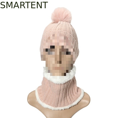 Outdoor Eco Friendly Rpet 2Pcs Set Kids Beanie Collar Warmer Support Renewable Branding Custom Fair Trade supplier