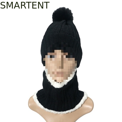 Outdoor Eco Friendly Rpet 2Pcs Set Kids Beanie Collar Warmer Support Renewable Branding Custom Fair Trade supplier