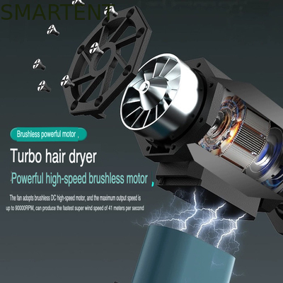 Black 90000rpm 4000mah Pocket Violent Turbo Fan For Outdoor Cool Camping supplier