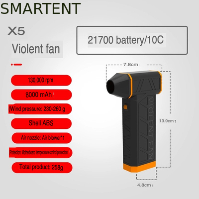 Take Hiking Next Level Portable Handheld Violent Fan Cool Camping Accessories Metal Design supplier