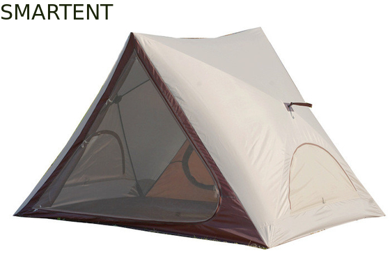 150X200X130CM Outdoor Portable Waterproof PU2000MM Coated 210T Polyester Triangle Shape Design Pop Up Camping Tent Fully Automatic Quick-Opening Beach Canopy supplier
