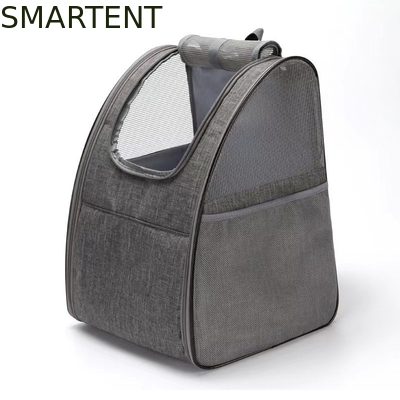 34*28*42CM Grey Foldable Pet Backpack Soft Fabric Pretty Kitty Backpack Cute/Fun/Playful Style For Perfect supplier