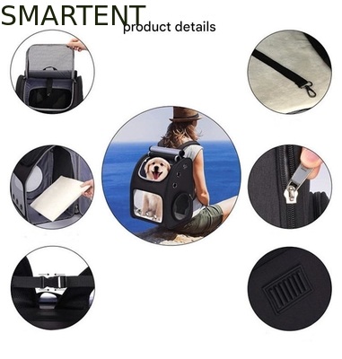 34*27*42.5CM Outdoor Expandable Pet Travel bag Non-Toxic Cute Pet Supplies For Unisex In Grey Features Durable Washable supplier