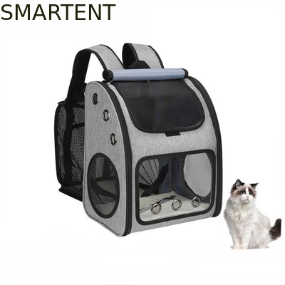 34*27*42.5CM Outdoor Expandable Pet Travel bag Non-Toxic Cute Pet Supplies For Unisex In Grey Features Durable Washable supplier