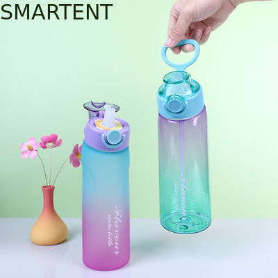 Eco-Friendly BPA Free Fragrance Ring 700ML Workout Water Bottles With Straw And Durable For Your Business Demands supplier
