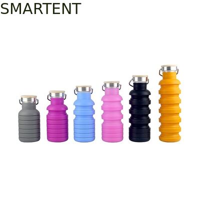 EEC Certified BPA Free Foldable Silicone Water Bottles For Active And Healthy Lifestyle supplier